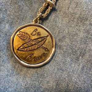 Silver necklace with pendant